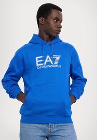 EA7 Emporio Armani FELPA - Felpa con cappuccio - lapis blue