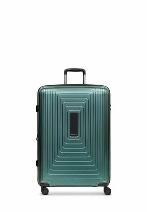 ESSENTIALS  ROLLEN TROLLEY MIT DEHNFALTE - Trolley - pearl/green metallic