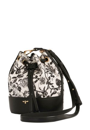 TREE OF LIFE MONOCHROME - Cross body bag - black