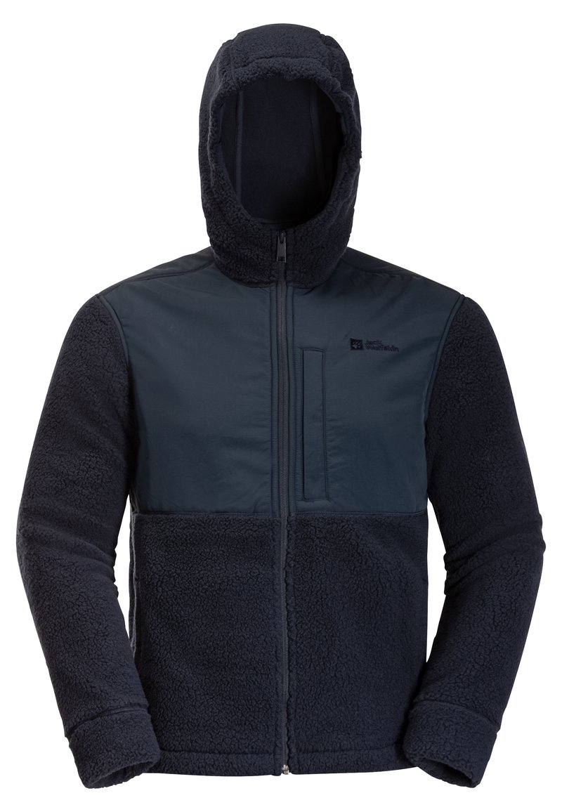 Jack Wolfskin Fleecejas donkerblauw denim