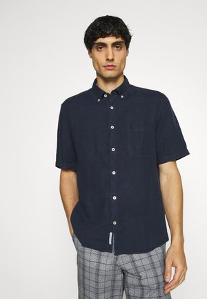 BUTTON DOWN SHORT SLEEVE - Shirt - total eclipse