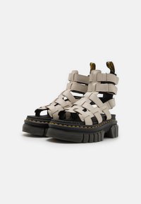 Dr. Martens RICKI GLADIATOR - Sandali con cinturino - cobblestone grey