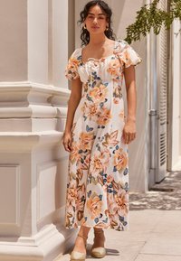 Next PUFF SLEEVE MIDI  - REGULAR FIT - Robe de jour - floral