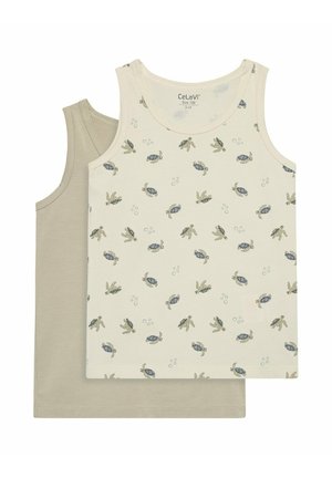 2ER PACK - Maglietta intima - beige