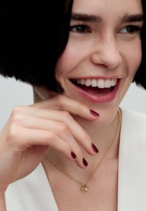 Pandora SHAPED PAVÉ CIRCLE COLLIER - Ketting - gold plated