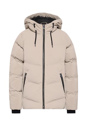 Street One, QUILTED JACKET WITH A HOOD - Veste d'hiver - barley beige
