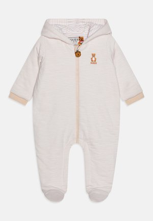 Guess NEW BORN PADDED HOODED UNISEX - Tuta jumpsuit - sand grain