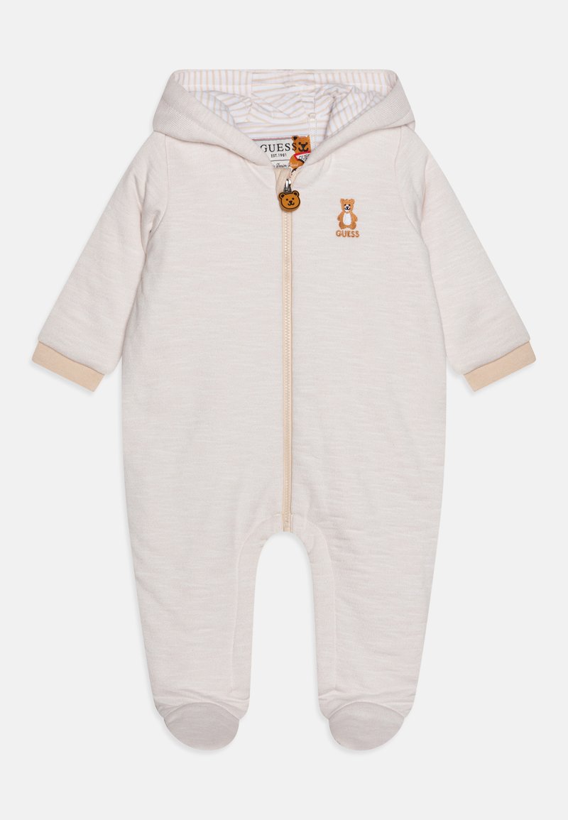 Guess NEW BORN PADDED HOODED UNISEX - Overal - sand grain