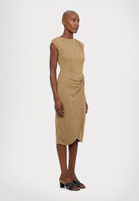 Lauren Ralph Lauren ATALIE SHORT SLEEVE DAY DRESS - Kotelomekko - honey tan