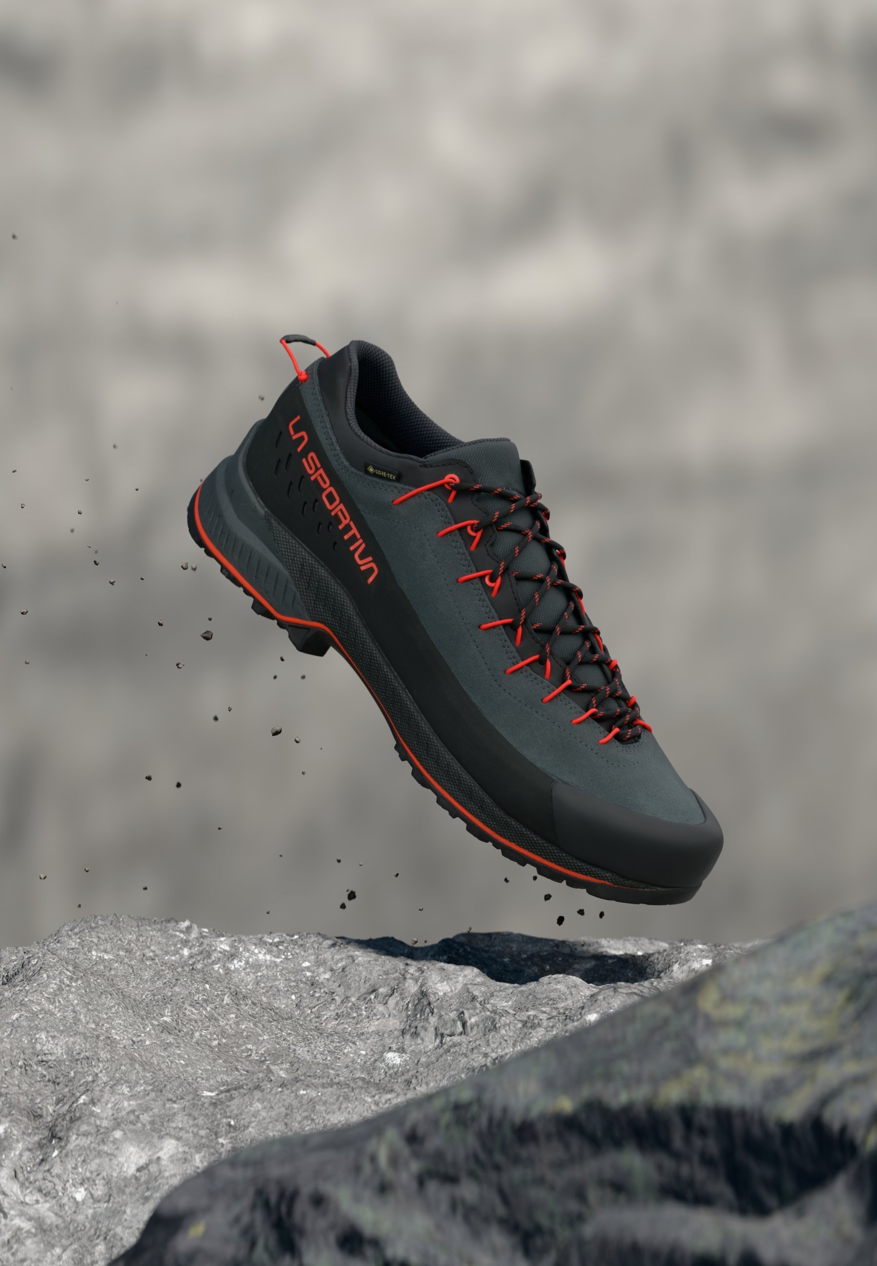 La Sportiva TX4 EVO GTX - Hiking shoes - carbon/cherry tomato