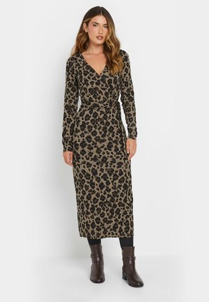 LEOPARD PRINT WRAP - Trikoomekko - brown