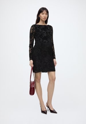 MAMALICIOUS, MLOLIVIA SHORT  DRESS - Коктейлна рокля/парти рокля - black