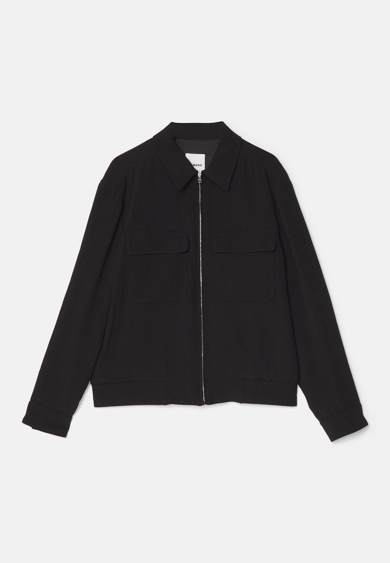 sandro Lichte jas zwart