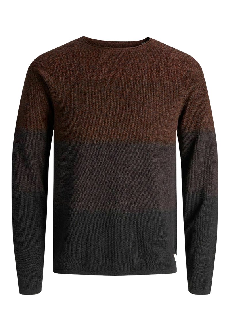 Jack & Jones JJEHILL CREW NECK  - Striktrøje - mulch