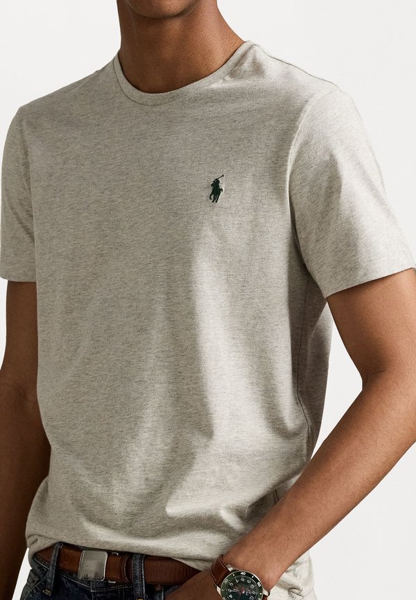 CUSTOM SLIM FIT JERSEY CREWNECK T-SHIRT - Basic T-shirt - light sport heather2