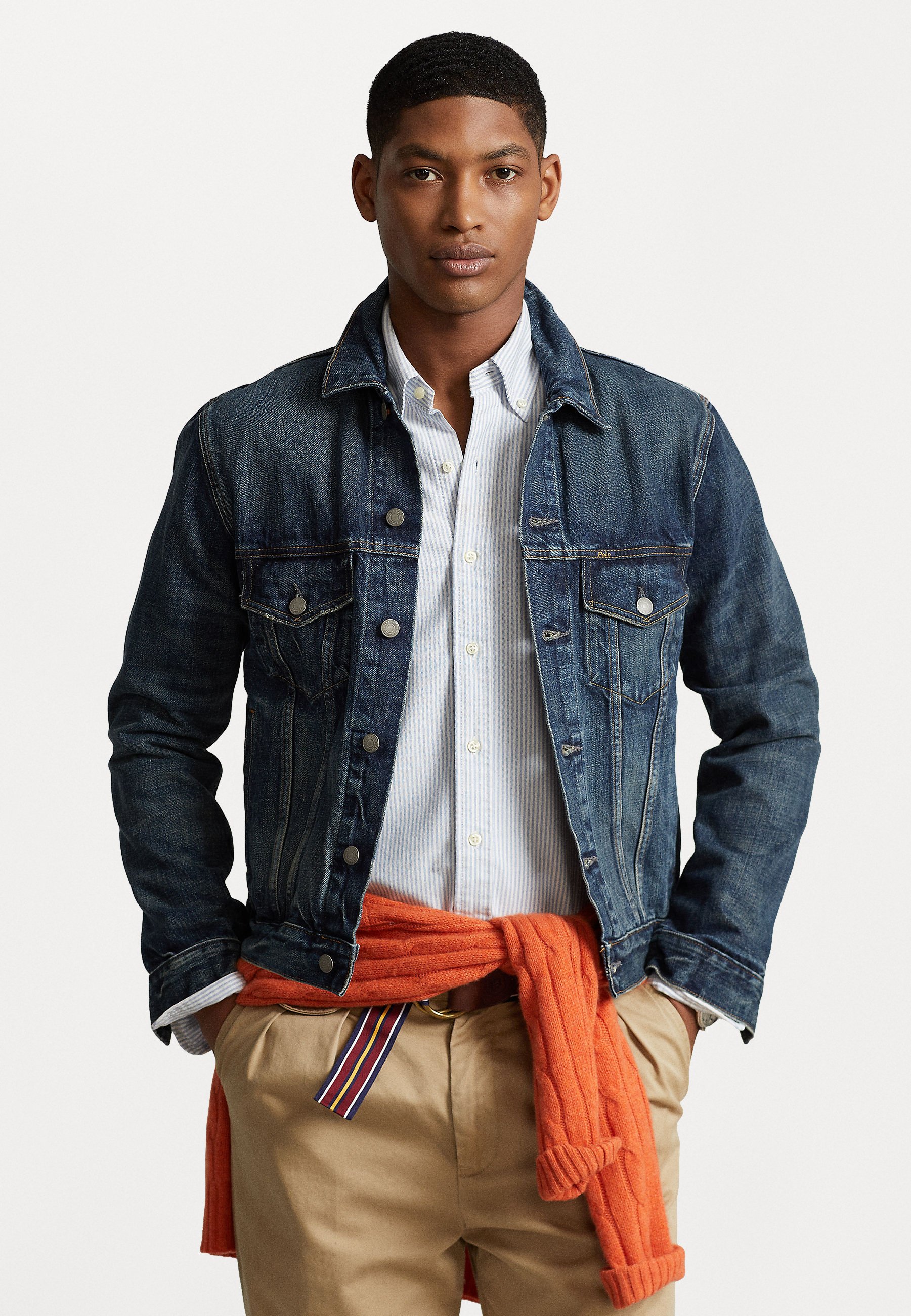 Polo Ralph Lauren TRUCKER JACKET - Denim jacket - trenton/blue 