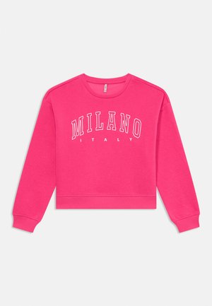 ONLY GIRLS, KOGSWEAT LS CREW OVZ STAT SWT NOOS - Sweatshirt - magenta