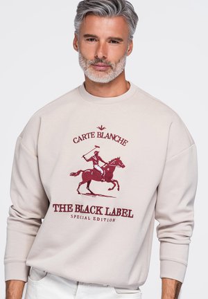 Ombre, SWEATSHIRT OM-SSNZ-0267 - Sweatshirt - beige