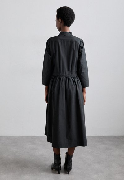 Tory Burch MIDI SHIRTDRESS - Vestido camisero - black
