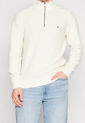 Stickad tröja - off-white