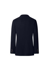 Navyblazer mit strukturiertem Design, einreihig, mit Reverskragen und Knöpfen an den Ärmeln. Hergestellt aus strukturiertem Stoff mit einer sauberen Optik.