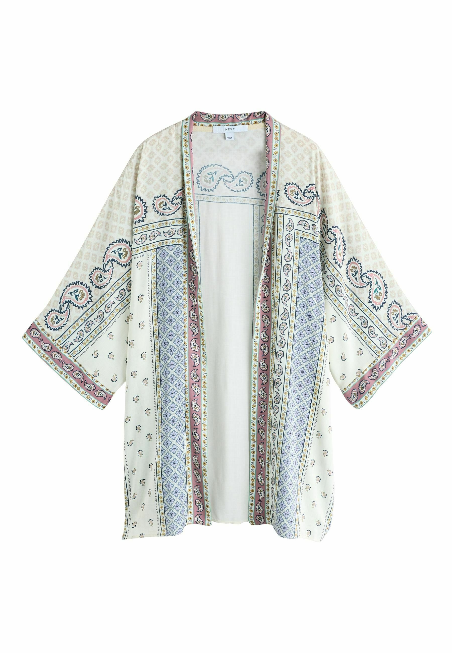 Next REGULAR FIT - LONG LINE KIMONO . - Leichte Jacke - ecru