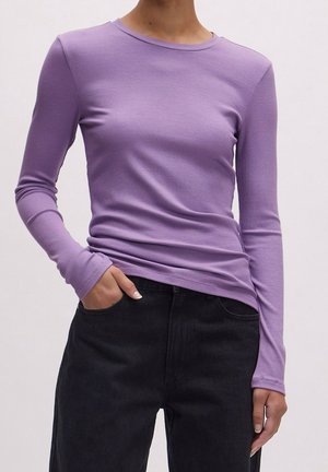 Langærmet T-shirt - purple