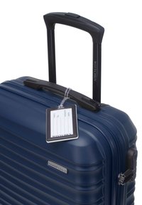 WITTCHEN SMALL SUITCASE WITH LUGGAGE TAG FROM ABS - Valise à roulettes - dark blue