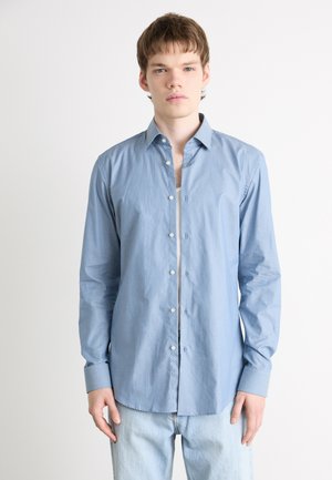 Camicia HUGO Kenno Uomo – Manica Lunga, Colletto Kent, In Poliammide Ed Elastan, Lavabile In Lavatrice