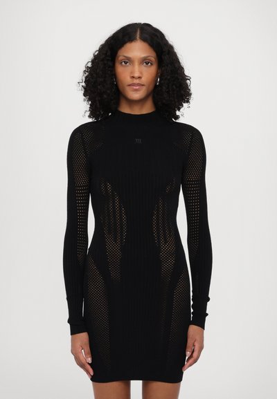 MISBHV BIANCA DRESS - Žerzejové šaty - black