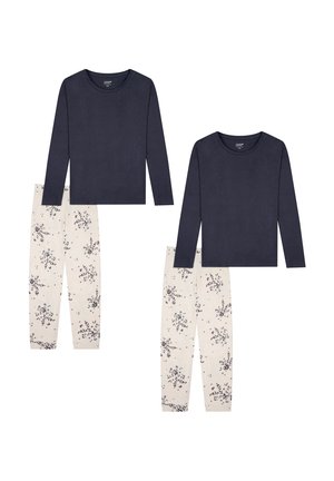 uncover by Schiesser NIGHTWEAR 2-PACK SET - Pyjama - blaugrau