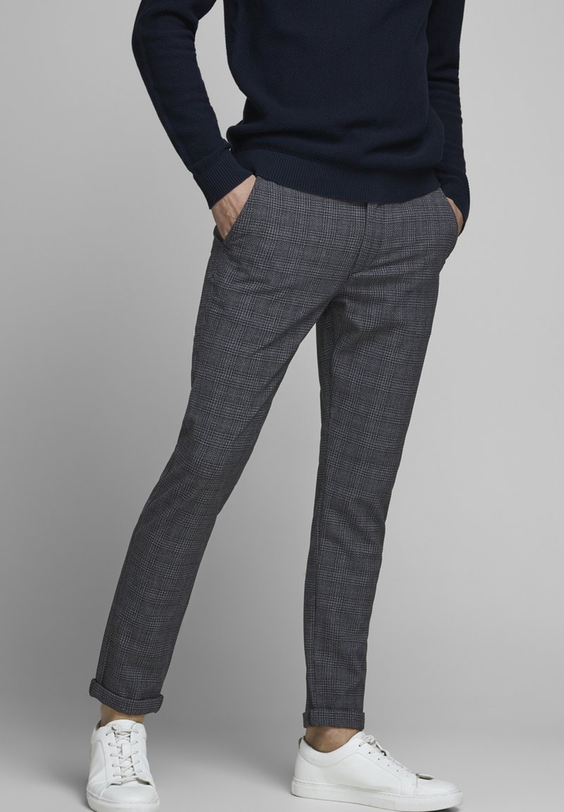 Jack & Jones Tygbyxor - black