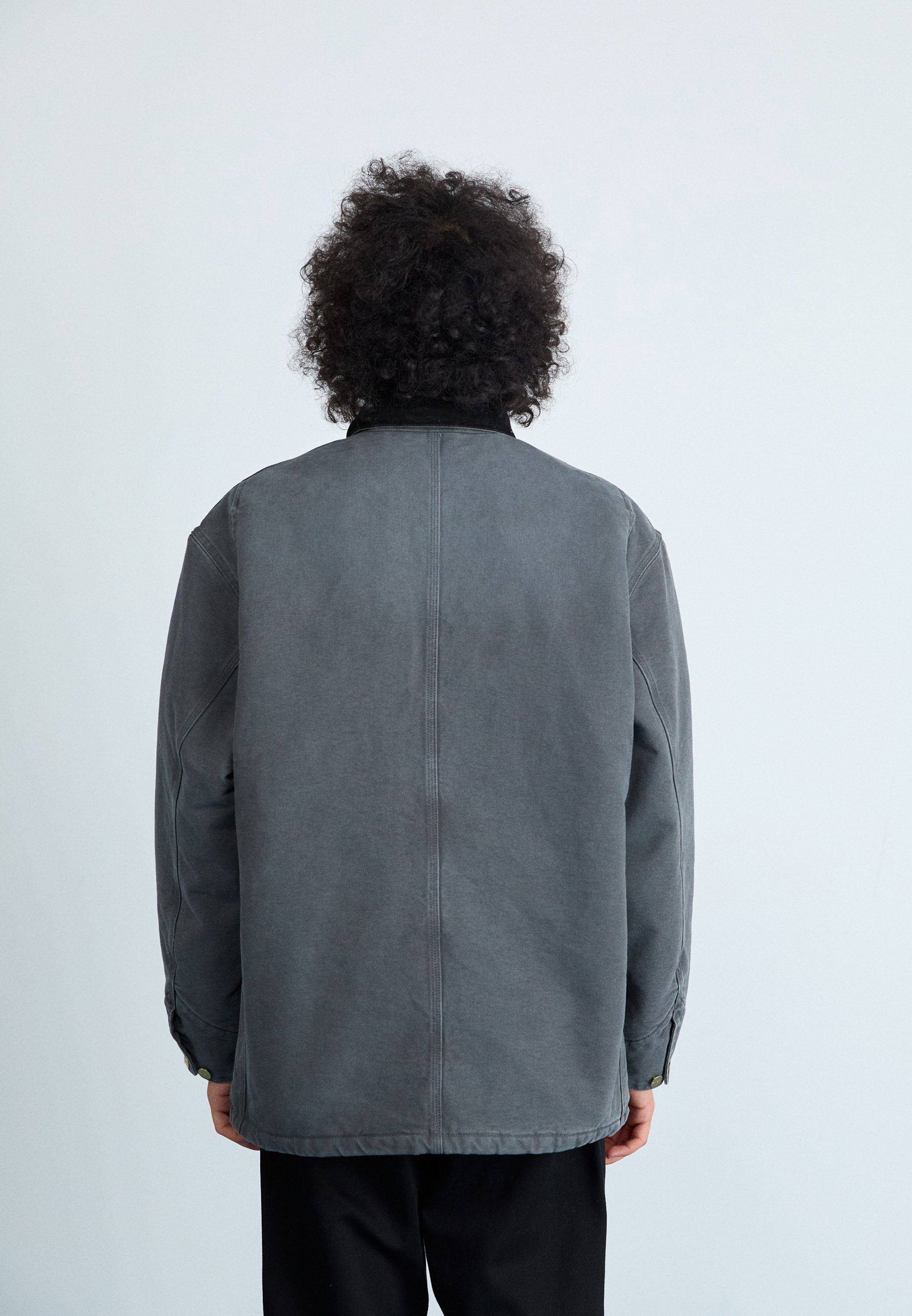 Carhartt WIP CHORE COAT - Jas - graphite/grijs - Zalando.nl