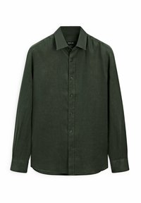 SLIM FIT LONG SLEEVE - Shirt - dark green