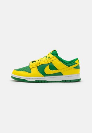 DUNK RETRO - Sneakers - green/yellow strike/white