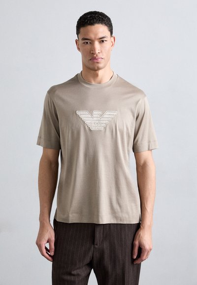 Emporio Armani Tricou cu imprimeu - stein