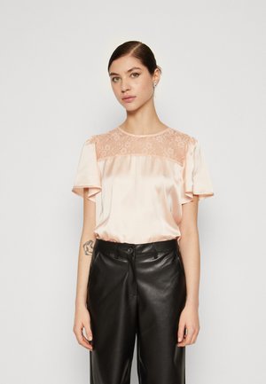 JDY JDYFIFI - Μπλουζάκι με στάμπα - peach whip