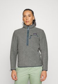 Patagonia RETRO MARSUPIAL - Felpa in pile - salt grey/light plume grey