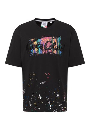 Print T-shirt - black