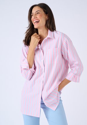 RAYÉE EN POPELINE  - Chemisier - rose rayé