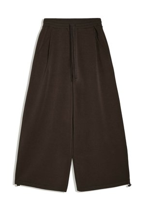 Bershka, BARREL TROUSERS - Pantalon de survêtement - dark brown