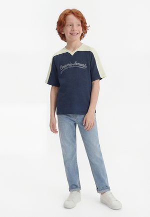 Emporio Armani Μπλουζάκι με στάμπα - blue