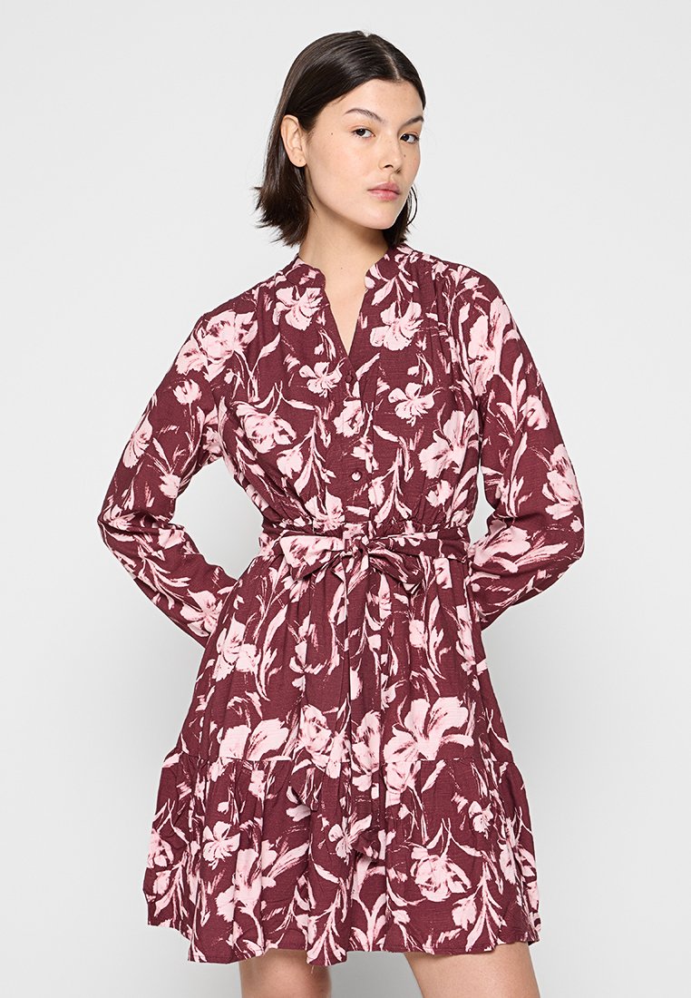 YAS Blousejurk donkerroze YAS Blousejurk donkerroze