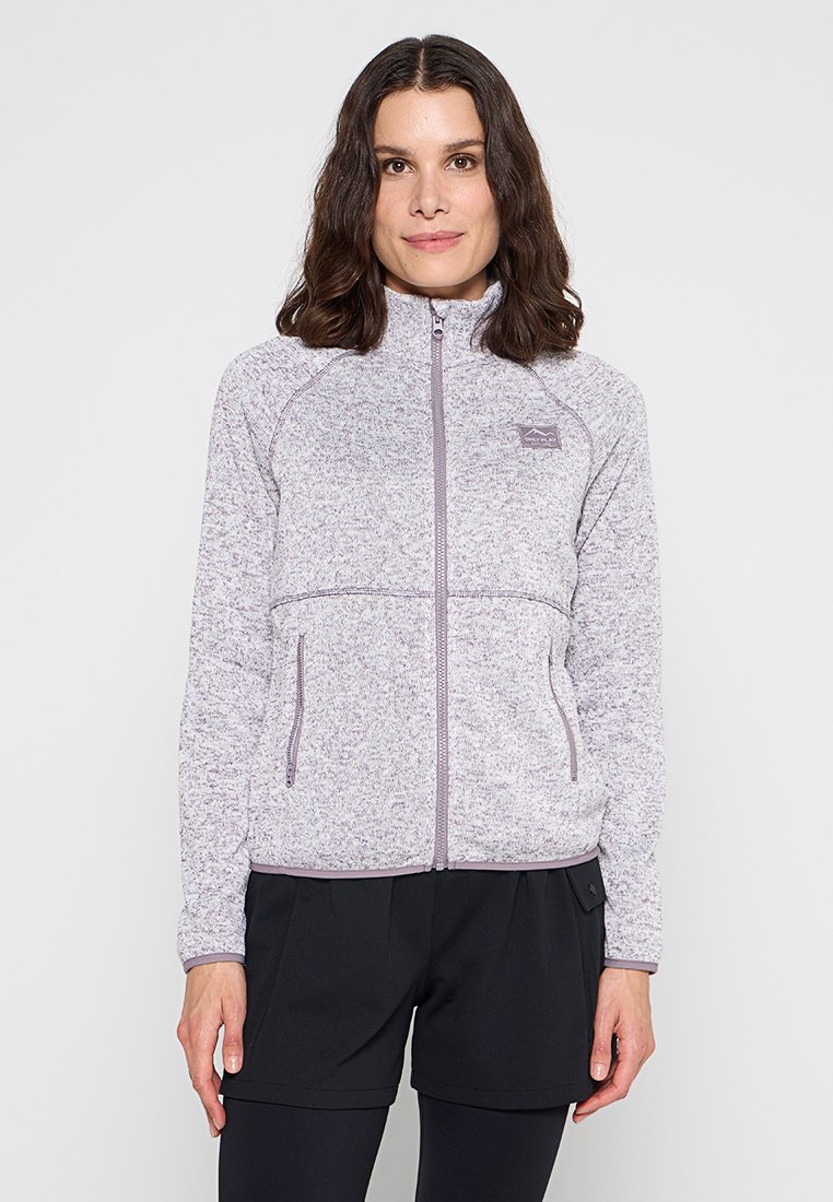 Only Play Fleecejas grijs