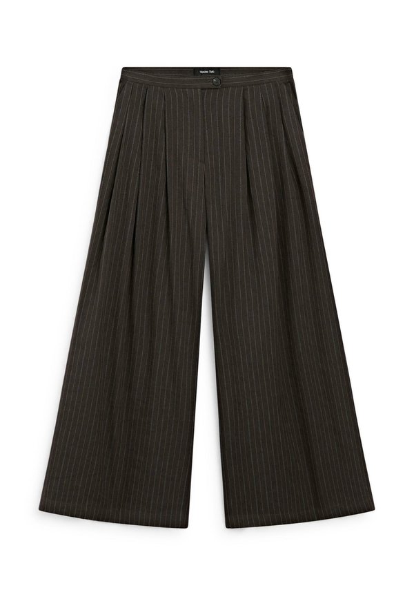 WIDE WITH STRIPED DETAIL - Trousers3