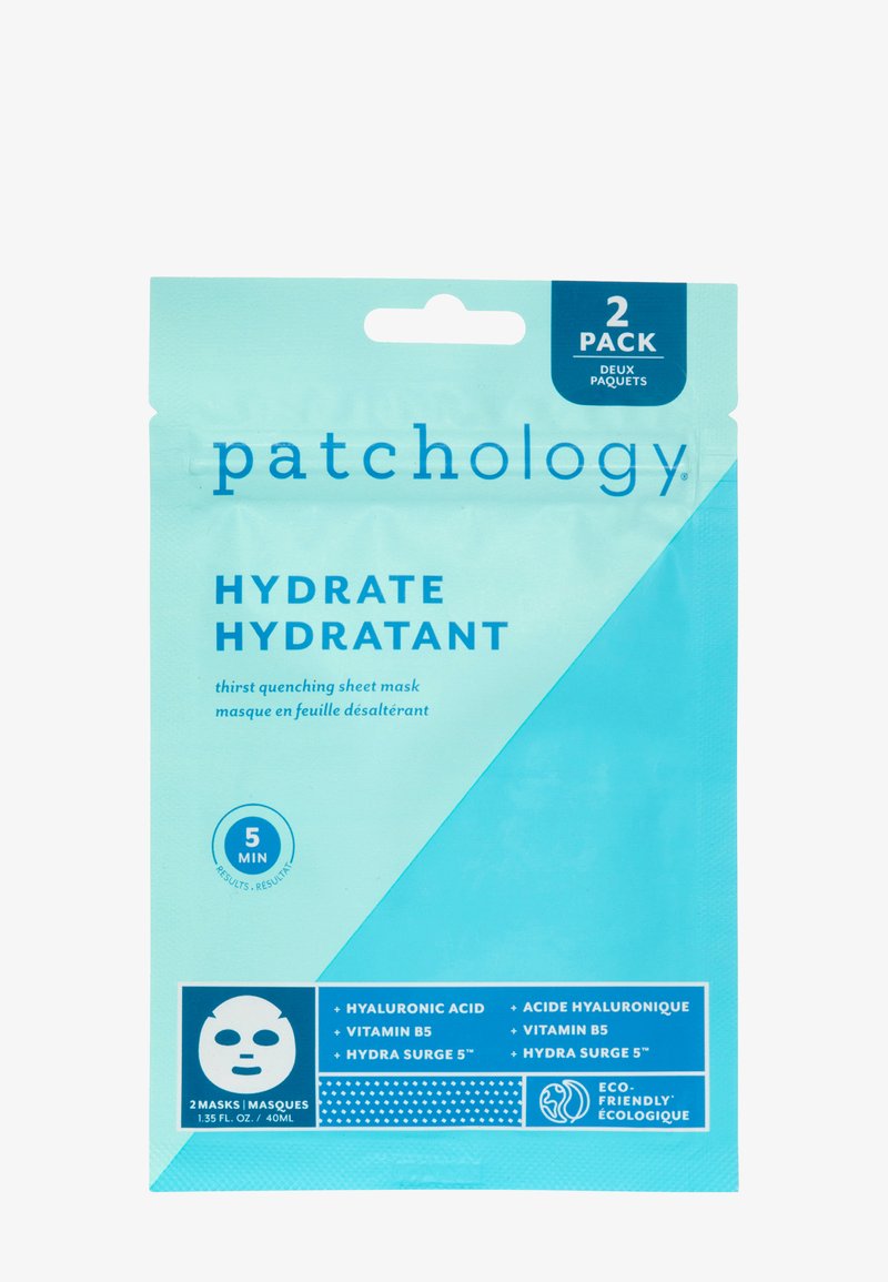 Patchology - HYDRATE SHEET MASK 2-PACK SACHET - Hudplejesæt, Forstør