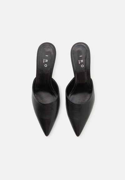 Iro MUMU - Natikači s peto - black