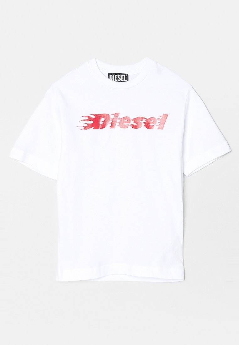 Diesel T-shirt print wit