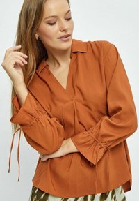 Desires ELVAN LONG SLEEVE - Camicetta - glazed ginger