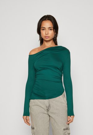 Langærmet T-shirt - dark green